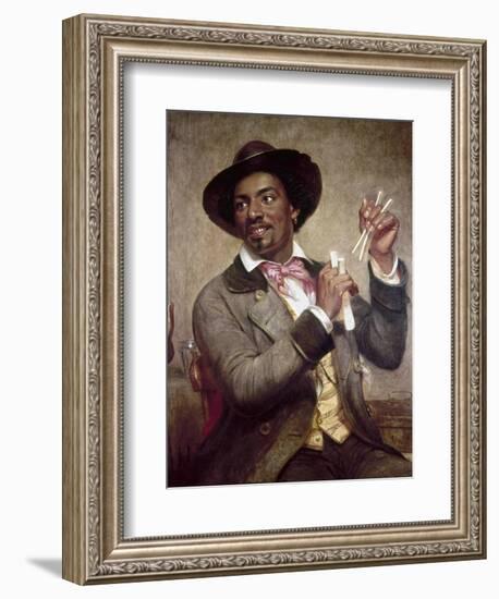 The Bone Player, 1856-William Sidney Mount-Framed Giclee Print