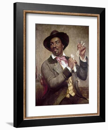 The Bone Player, 1856-William Sidney Mount-Framed Giclee Print