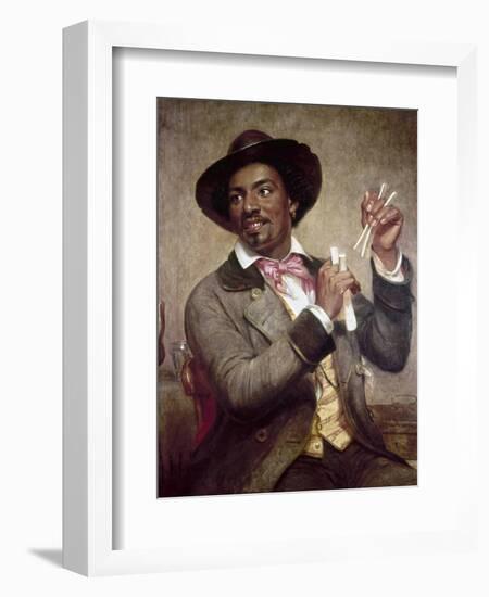 The Bone Player, 1856-William Sidney Mount-Framed Giclee Print