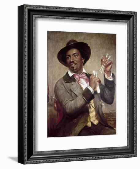 The Bone Player, 1856-William Sidney Mount-Framed Giclee Print