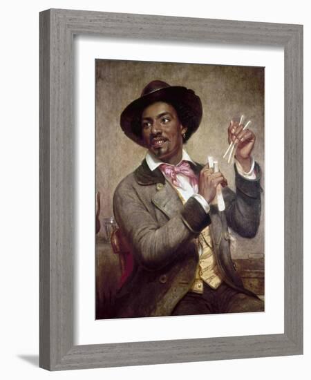 The Bone Player, 1856-William Sidney Mount-Framed Giclee Print