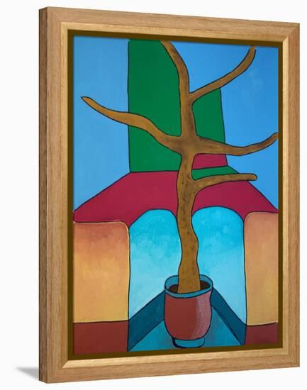 The Bonsai Hasn't Been Watered, 2009-Jan Groneberg-Framed Premier Image Canvas