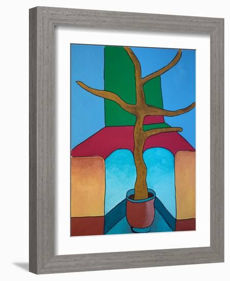 The Bonsai Hasn't Been Watered, 2009-Jan Groneberg-Framed Giclee Print