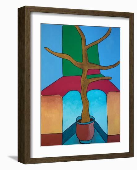 The Bonsai Hasn't Been Watered, 2009-Jan Groneberg-Framed Giclee Print