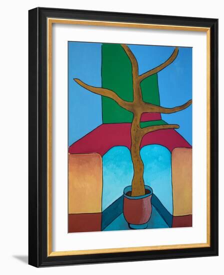 The Bonsai Hasn't Been Watered, 2009-Jan Groneberg-Framed Giclee Print