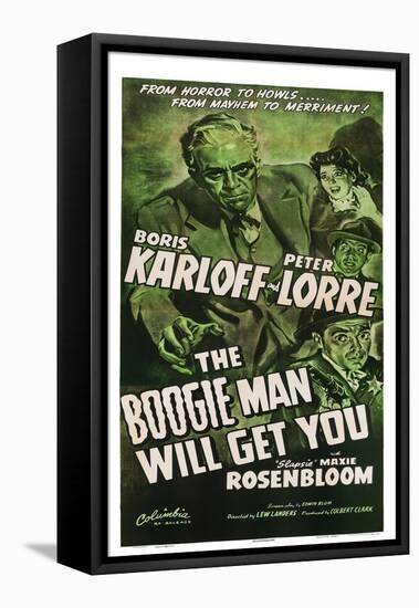 The Boogie Man Will Get You-null-Framed Stretched Canvas