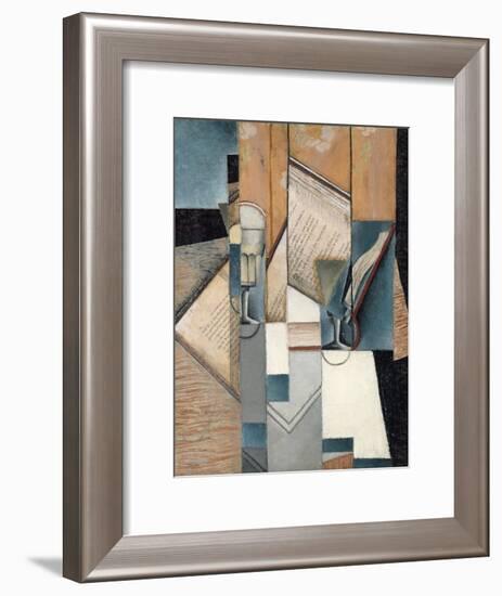 The Book, 1913-Juan Gris-Framed Giclee Print