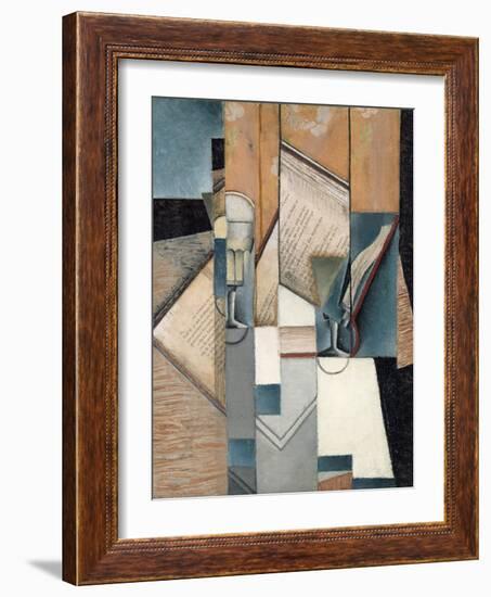 The Book, 1913-Juan Gris-Framed Giclee Print