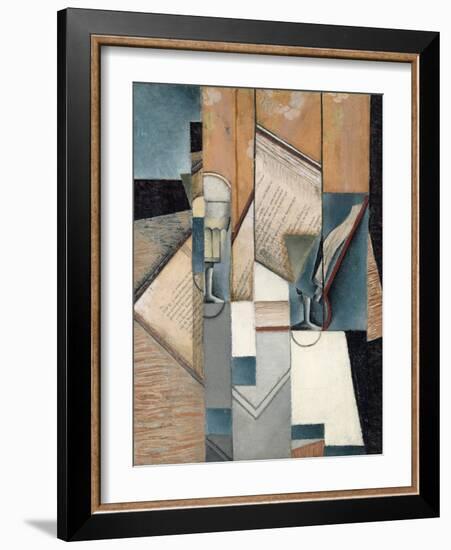 The Book, 1913-Juan Gris-Framed Giclee Print