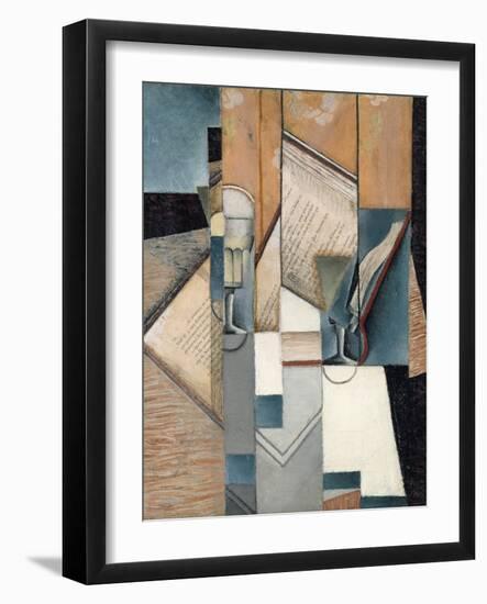 The Book, 1913-Juan Gris-Framed Giclee Print