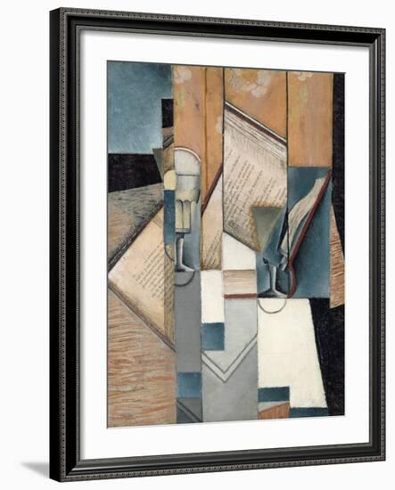 The Book, 1913-Juan Gris-Framed Giclee Print