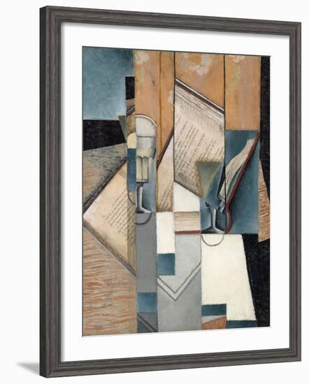 The Book, 1913-Juan Gris-Framed Giclee Print