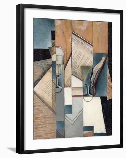 The Book, 1913-Juan Gris-Framed Giclee Print