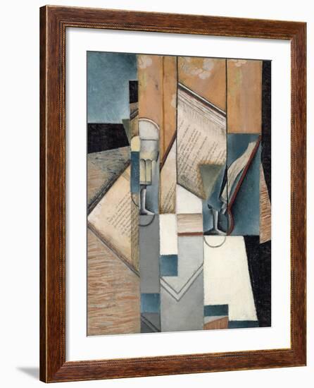 The Book, 1913-Juan Gris-Framed Giclee Print