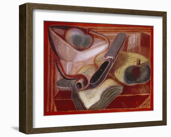 The Book, 1924-Juan Gris-Framed Giclee Print