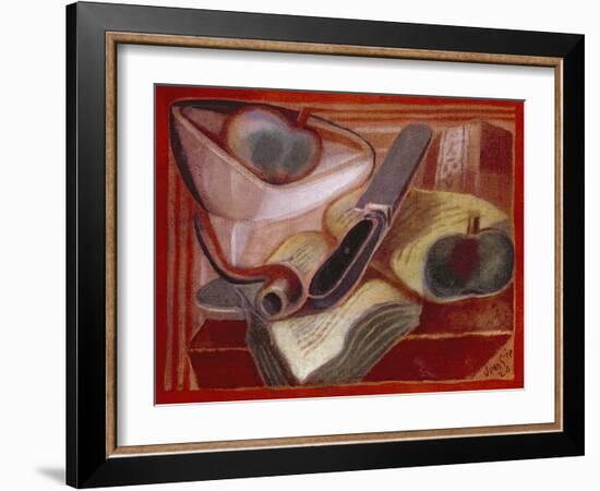 The Book, 1924-Juan Gris-Framed Giclee Print