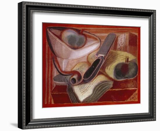 The Book, 1924-Juan Gris-Framed Giclee Print