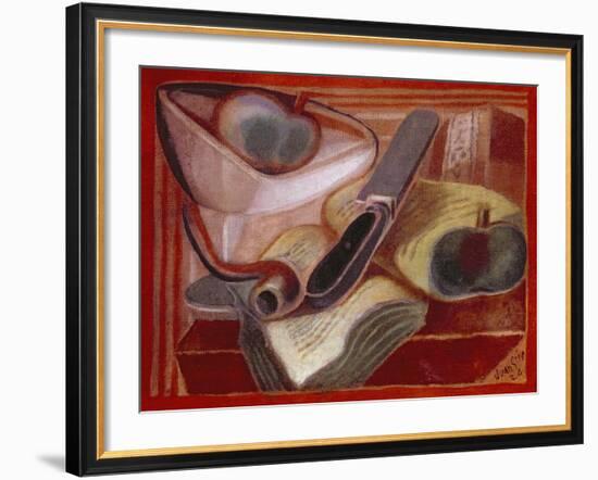 The Book, 1924-Juan Gris-Framed Giclee Print