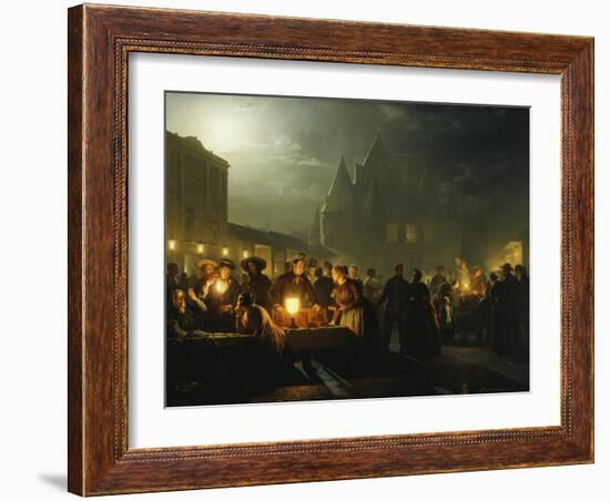 The Book Fair, 1852-Petrus van Schendel-Framed Giclee Print