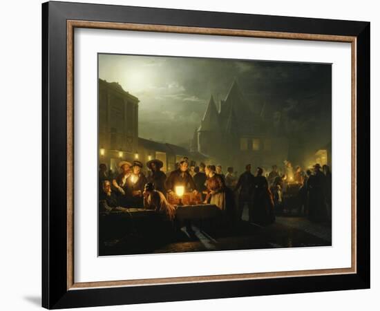 The Book Fair, 1852-Petrus van Schendel-Framed Giclee Print