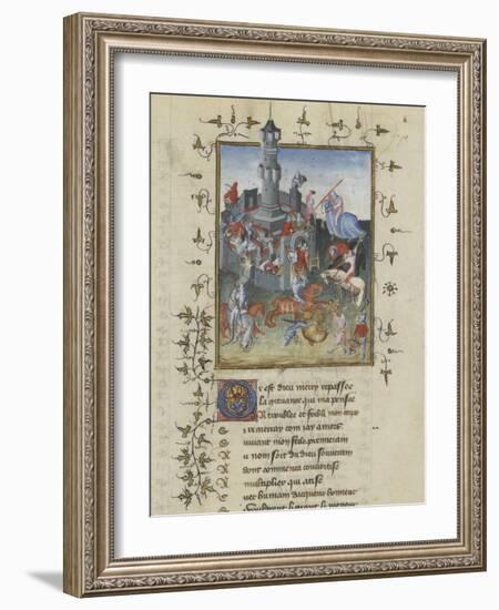 The Book of Changing Fortune by Christine De Pisan.-null-Framed Giclee Print