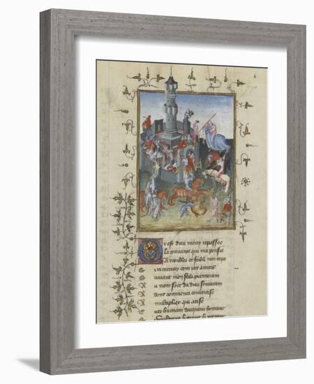 The Book of Changing Fortune by Christine De Pisan.-null-Framed Giclee Print