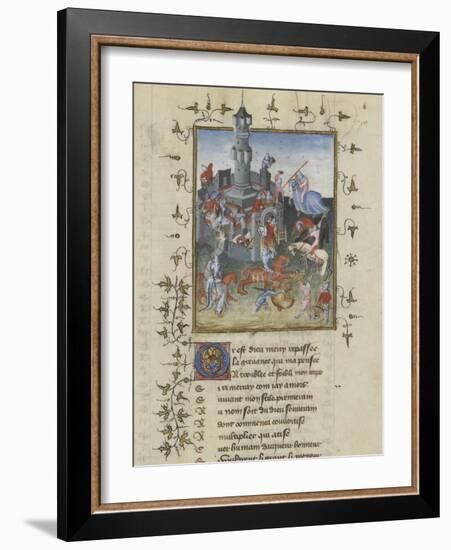 The Book of Changing Fortune by Christine De Pisan.-null-Framed Giclee Print