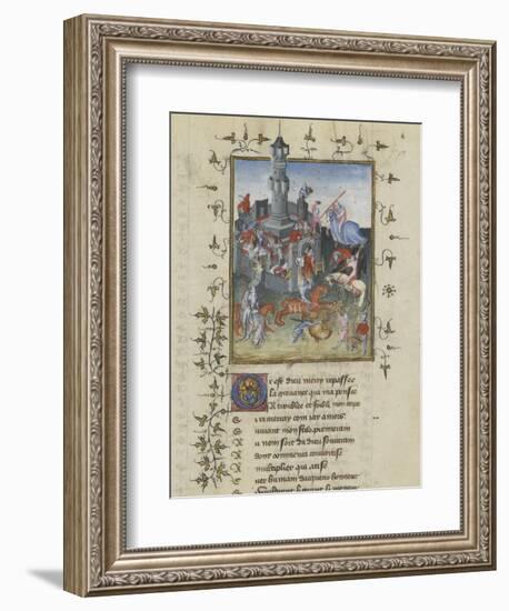 The Book of Changing Fortune by Christine De Pisan.-null-Framed Giclee Print