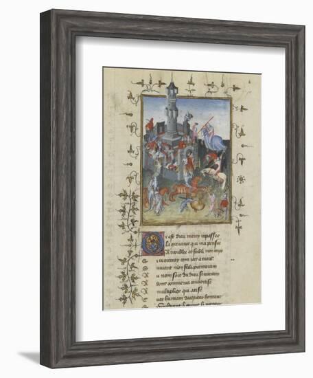 The Book of Changing Fortune by Christine De Pisan.-null-Framed Giclee Print