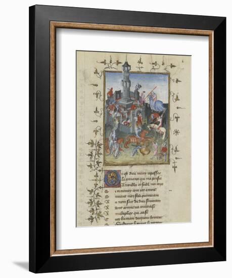 The Book of Changing Fortune by Christine De Pisan.-null-Framed Giclee Print