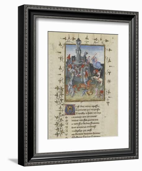 The Book of Changing Fortune by Christine De Pisan.-null-Framed Giclee Print