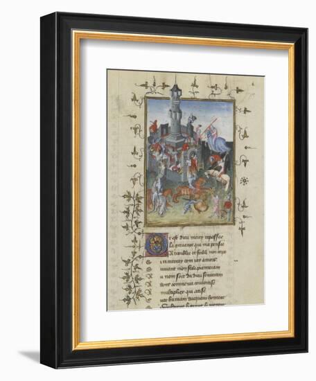 The Book of Changing Fortune by Christine De Pisan.-null-Framed Giclee Print