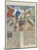 The Book of Gaston Phoebus Hunting: Hunting Wild Cats-null-Mounted Giclee Print
