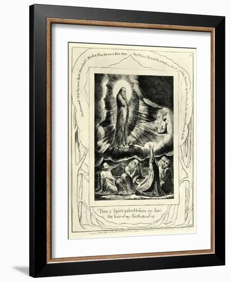 The Book of Job 4:15 & 18-William Blake-Framed Giclee Print