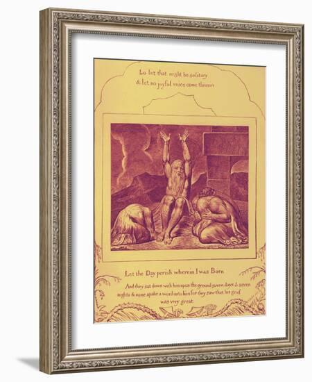 The Book of Job illustrations by William Blake-William Blake-Framed Giclee Print