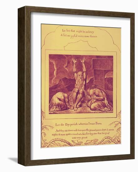 The Book of Job illustrations by William Blake-William Blake-Framed Giclee Print