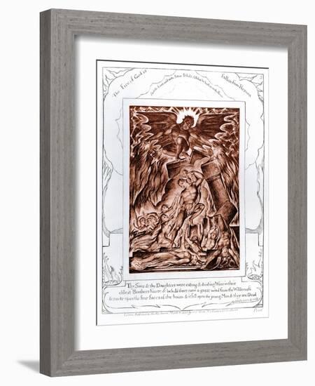 The Book of Job illustrations by William Blake-William Blake-Framed Giclee Print