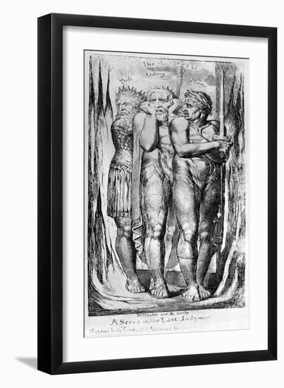 The Book of Job illustrations by William Blake-William Blake-Framed Giclee Print