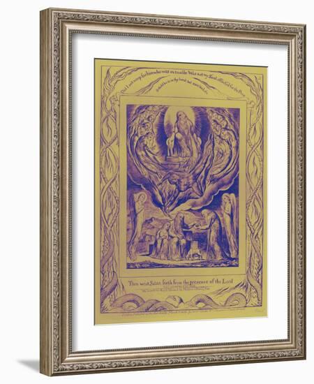 The Book of Job illustrations by William Blake-William Blake-Framed Giclee Print