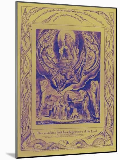 The Book of Job illustrations by William Blake-William Blake-Mounted Giclee Print