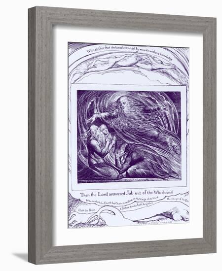 The Book of Job illustrations by William Blake-William Blake-Framed Giclee Print