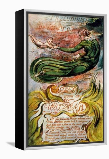 The Book of Urizen, Plate 2, 1794-William Blake-Framed Premier Image Canvas