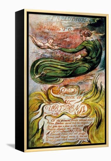 The Book of Urizen, Plate 2, 1794-William Blake-Framed Premier Image Canvas