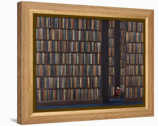 The Book Worm-Rebecca Campbell-Framed Premier Image Canvas