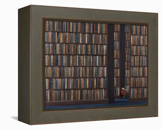 The Book Worm-Rebecca Campbell-Framed Premier Image Canvas