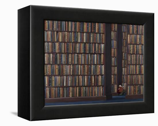 The Book Worm-Rebecca Campbell-Framed Premier Image Canvas