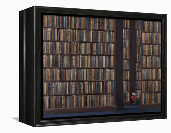 The Book Worm-Rebecca Campbell-Framed Premier Image Canvas