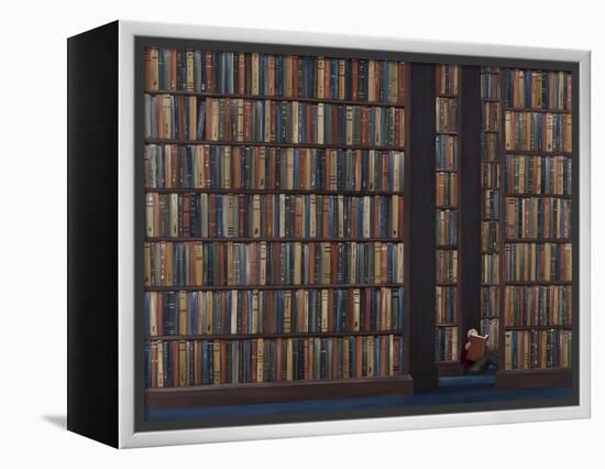 The Book Worm-Rebecca Campbell-Framed Premier Image Canvas