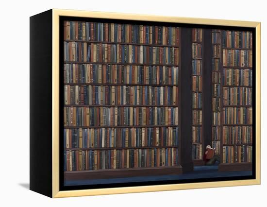 The Book Worm-Rebecca Campbell-Framed Premier Image Canvas