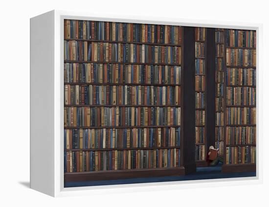 The Book Worm-Rebecca Campbell-Framed Premier Image Canvas
